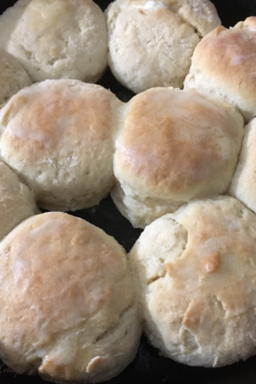 Made from Scratch Buttermilk Biscuits using your stand mixer by The Birch Cottage
