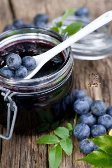 A quick and easy Lemon Blueberry Preserves Recipe that's great over biscuits, toast, or warmed and used as an ice cream topping.