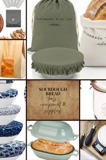 Sourdough bread tools, equipment & supplies from Amazon