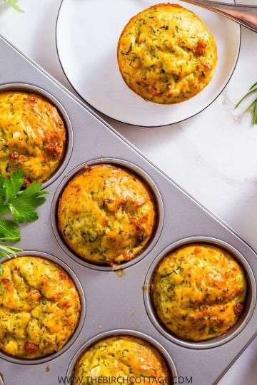 This recipe for Zucchini Bread Muffins produces such moist and delicious muffins. And they are a great way to use up all that surplus zucchini!